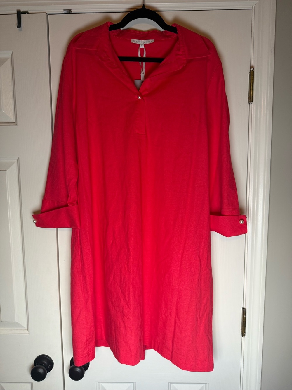 NWT Preston & York Bright Red Casual Dress  size 16